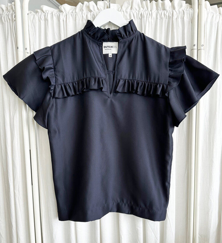Dutchess Yarra blouse - midnight