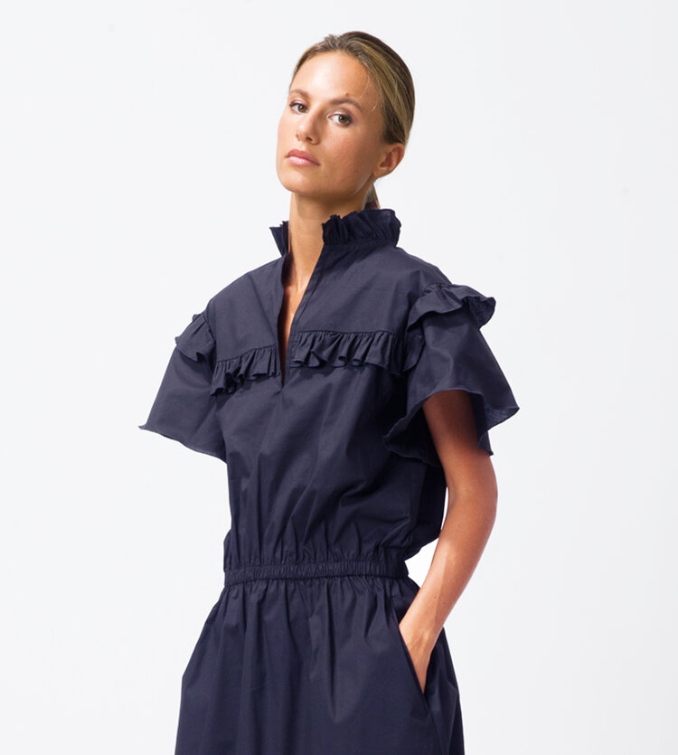 Dutchess Yarra blouse - midnight