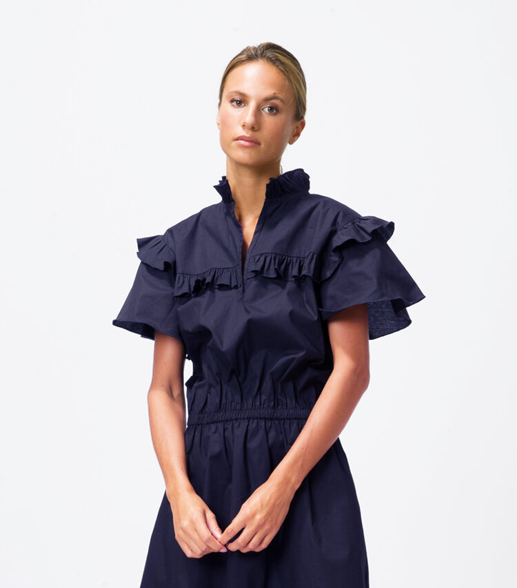 Dutchess Yarra blouse - midnight