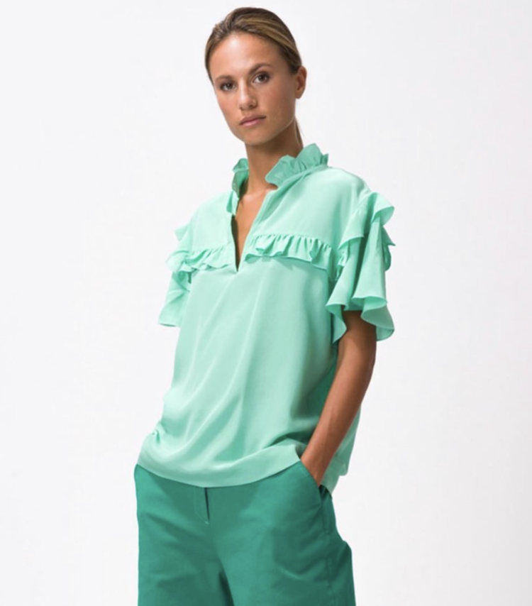 Dutchess Yarra blouse - mint