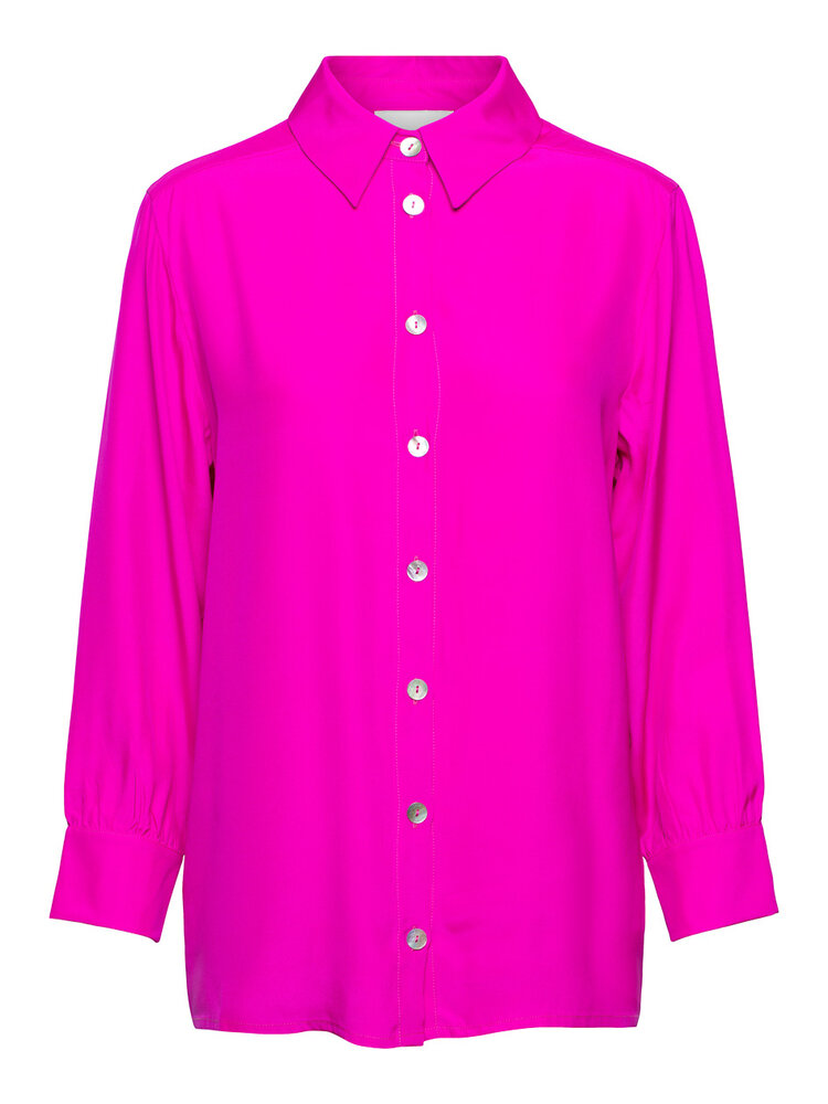 Dutchess Coogee shirt silk - pink neon