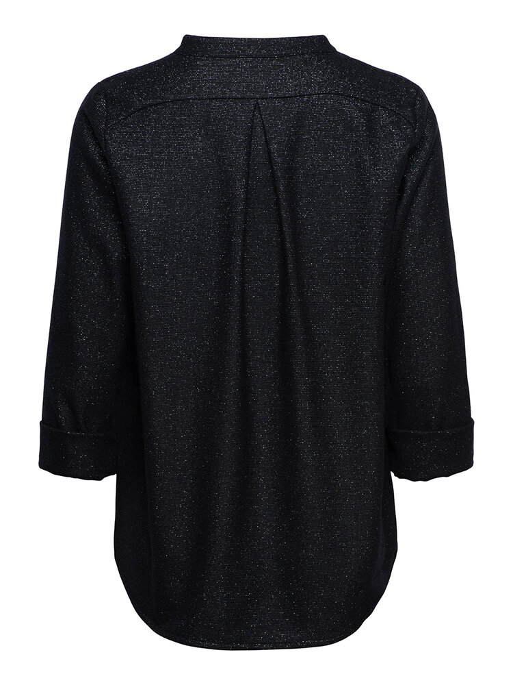 Dutchess Staple shirt - black lurex