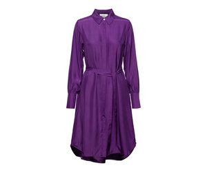 Power dress - purple silk - Dutchess - Shop