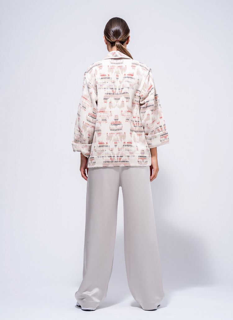 Dutchess Paddy Jacket  -   jacquard red