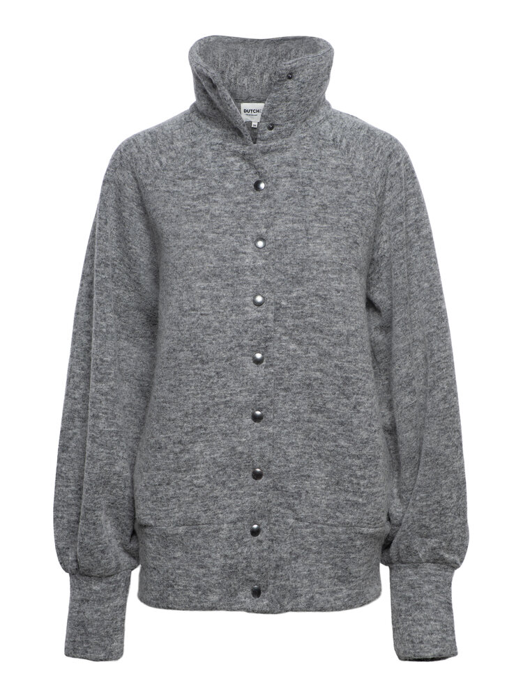 Dutchess Banksy jacket  - grijs melange