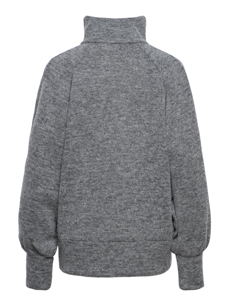 Dutchess Banksy jacket  - grijs melange