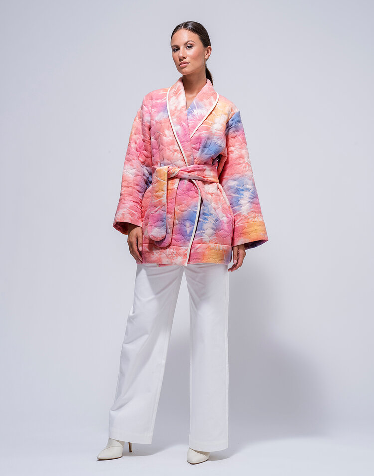 Dutchess Veste Matelasse - regenboog