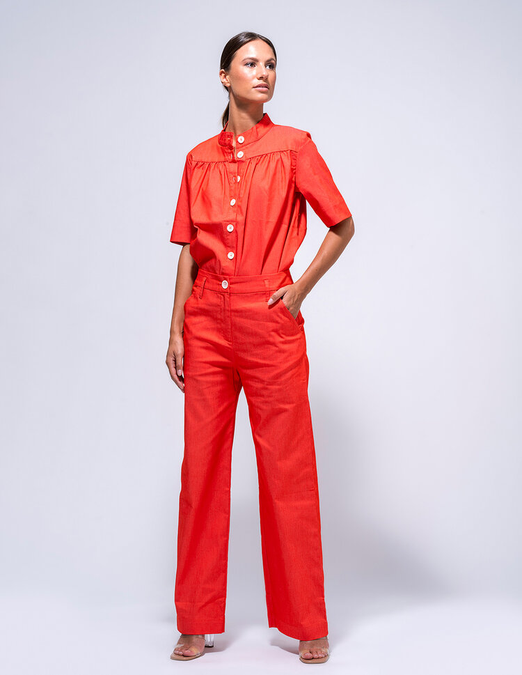 Dutchess Newington top  - red