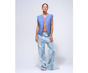 ウ★新品★et.UNiVER　Square patchwork pants ☆新品☆et.UNiVER Square patchwork pants
