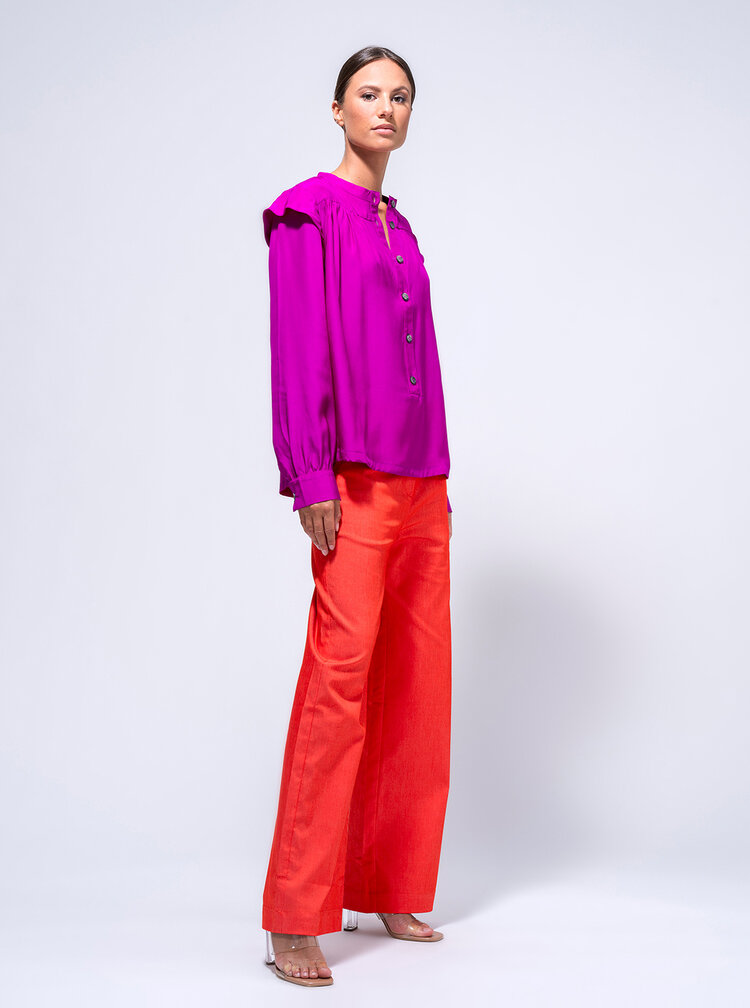 Dutchess Flores blouse - baton rouge