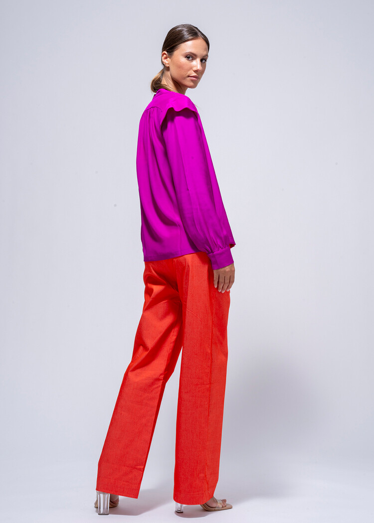 Dutchess Flores blouse - baton rouge