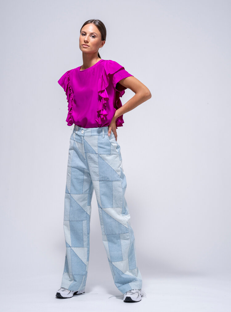 Dutchess Ruffle top - baton rouge