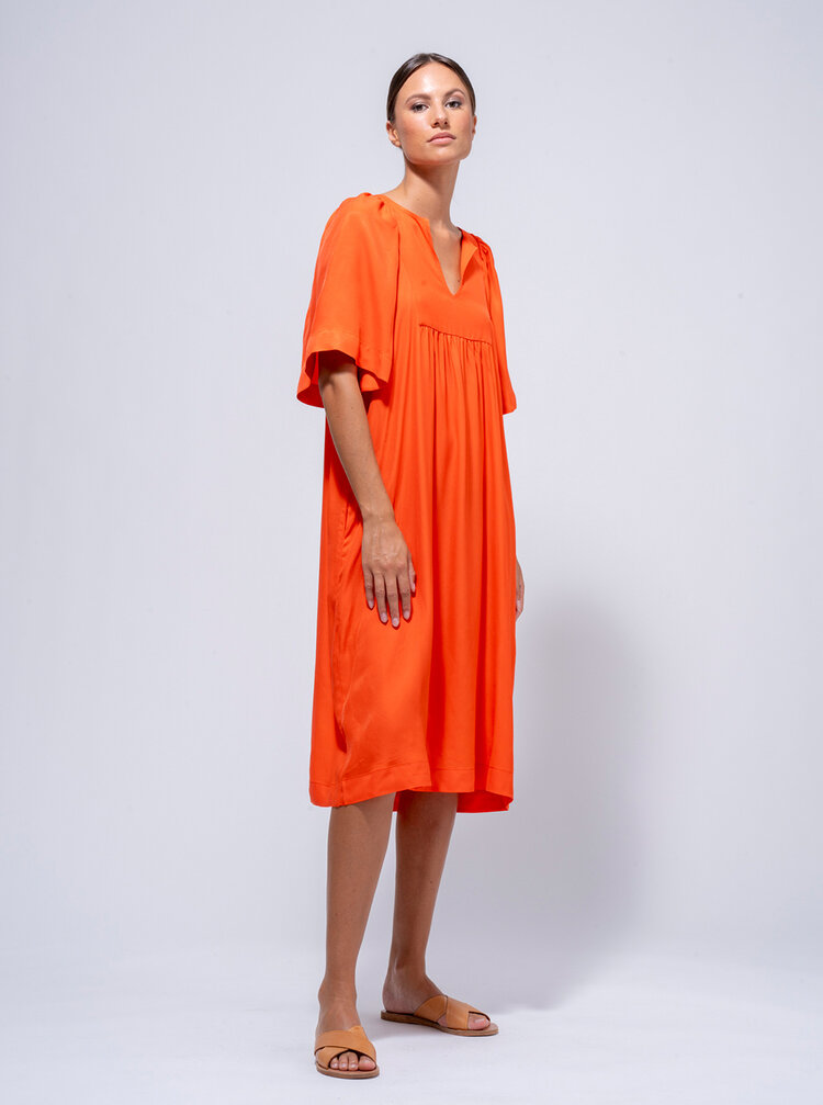 Dutchess French jurk - wild orchid