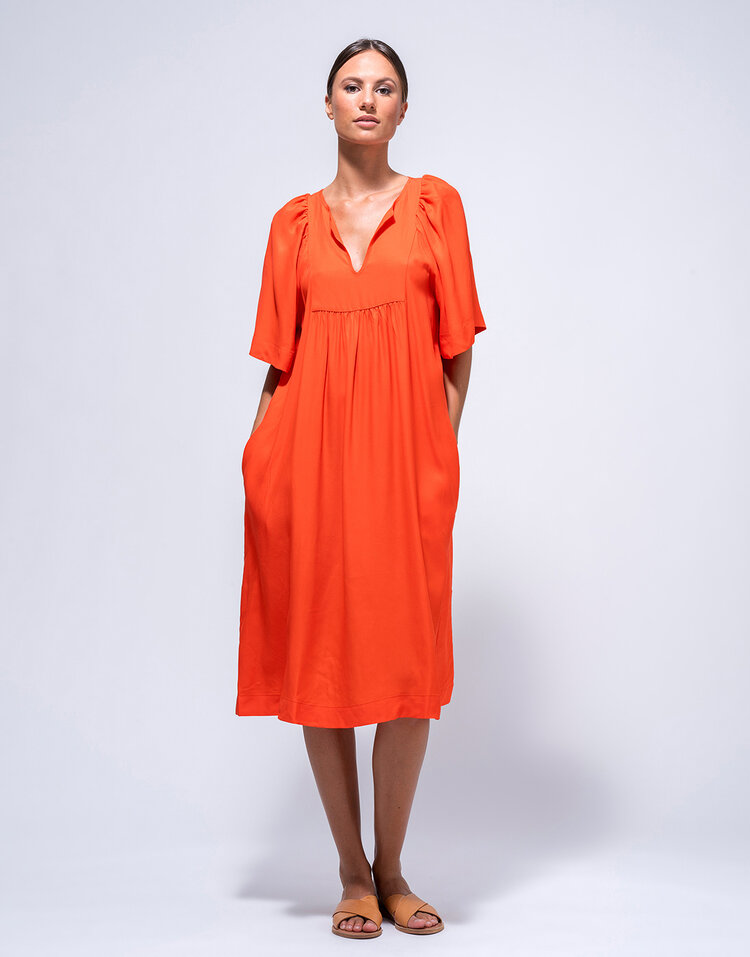 Dutchess French dress - wild orchid