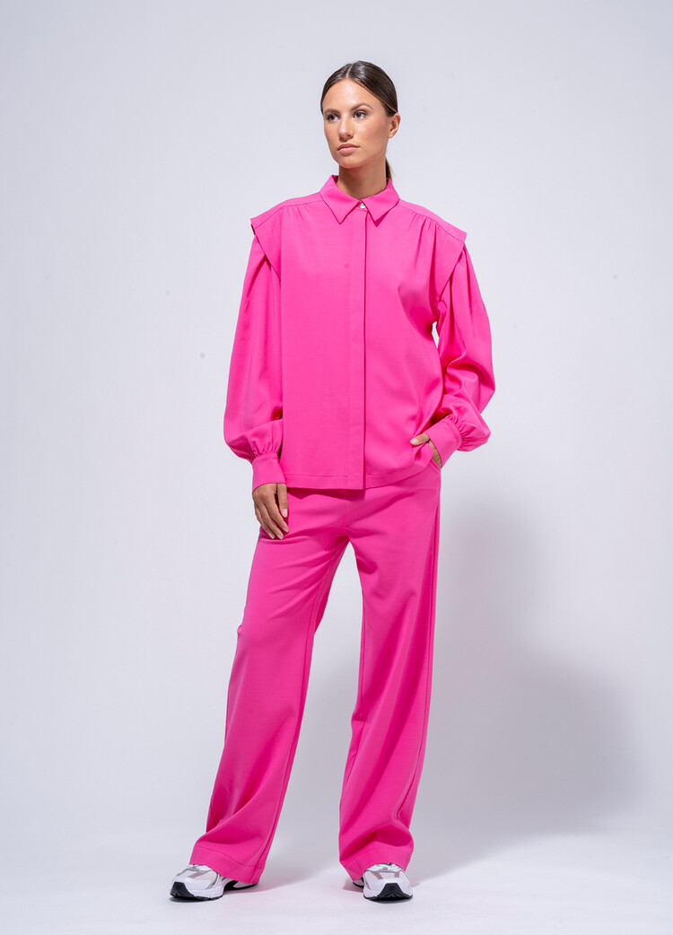 Dutchess Riviera blouse - hot pink