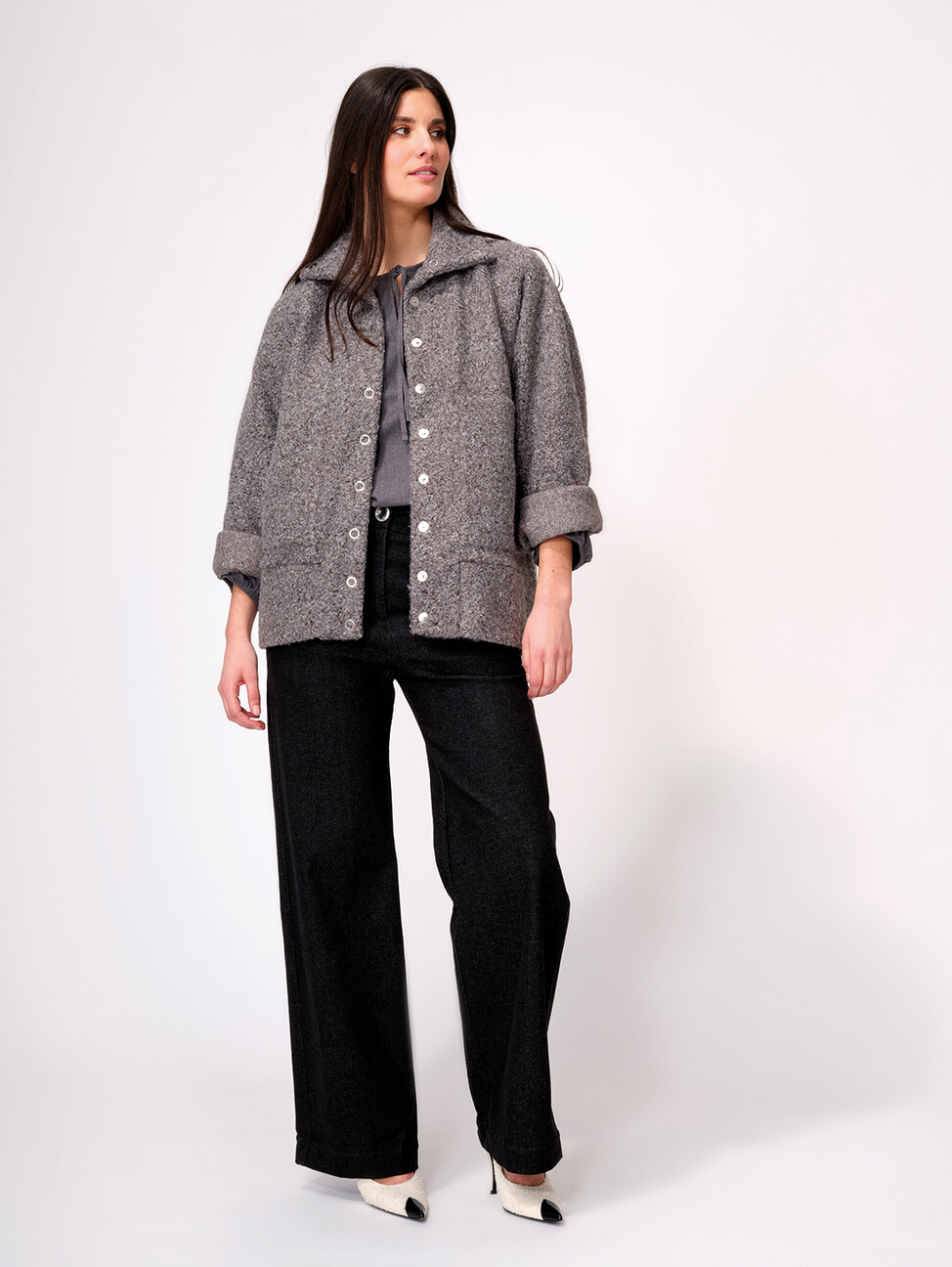 Poppy jacket - wool white - Dutchess - Shop