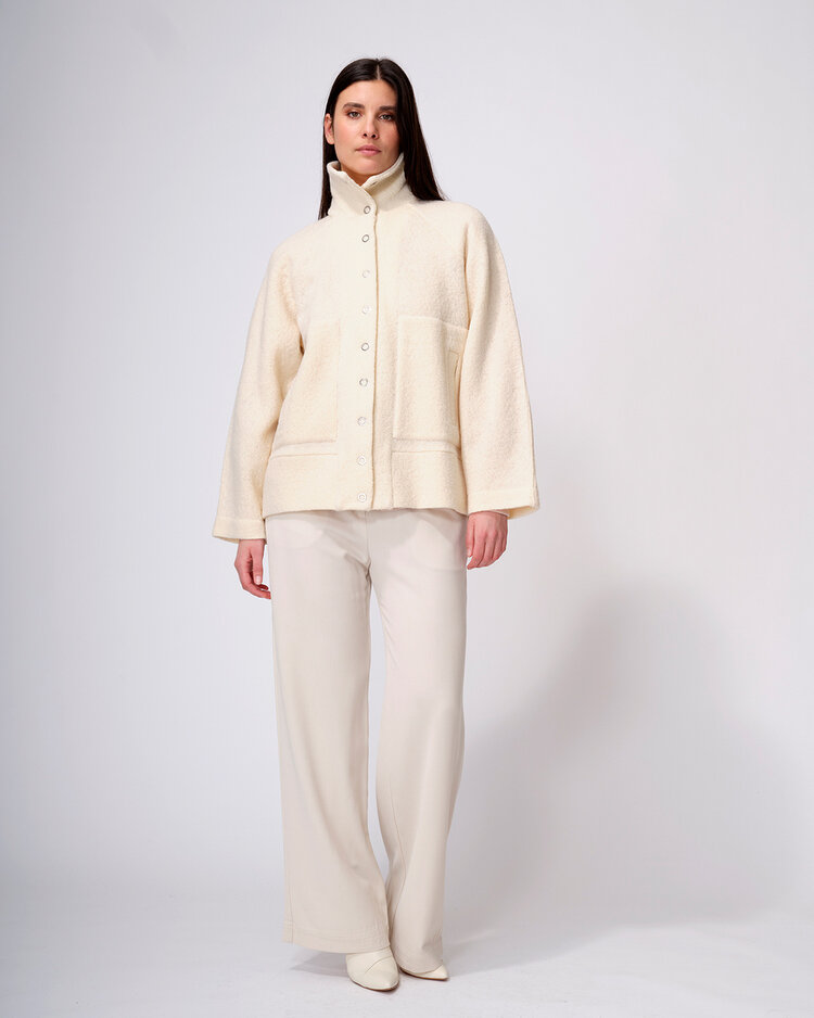 Dutchess Poppy jacket - wool white