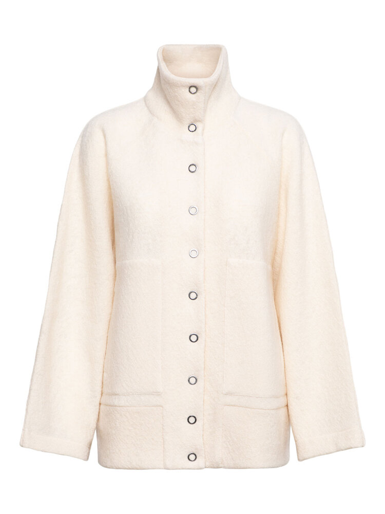 Dutchess Poppy jacket - wool white