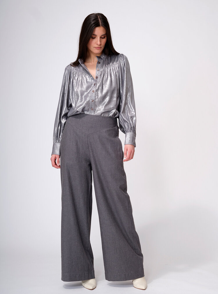 Dutchess Roady blouse - silver