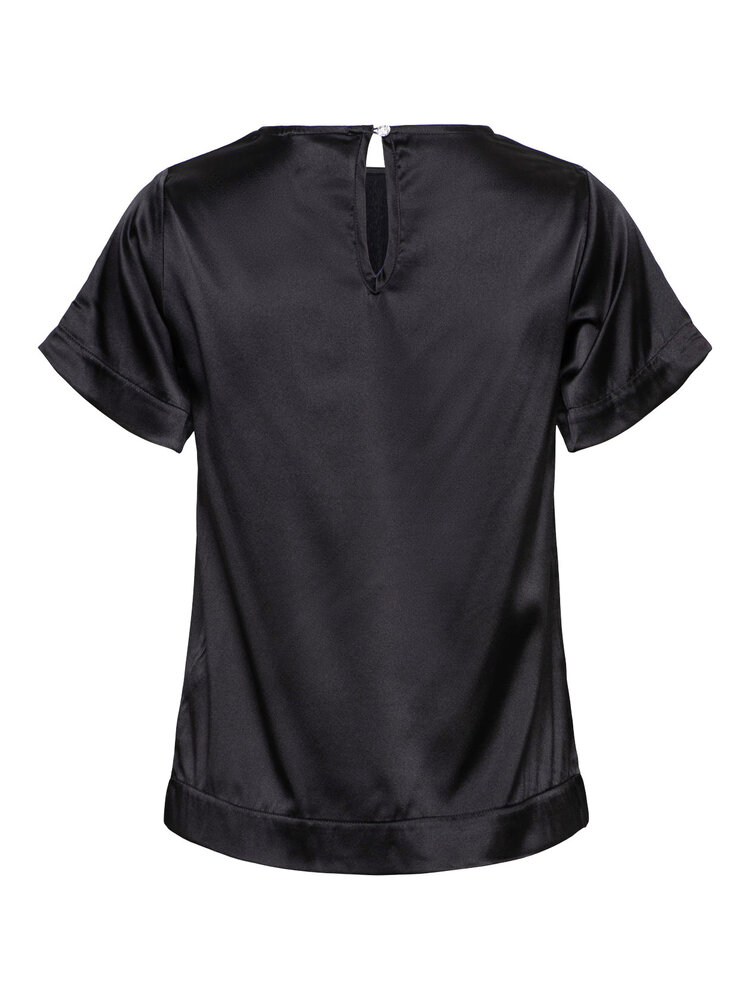 Dutchess Silk tee - black