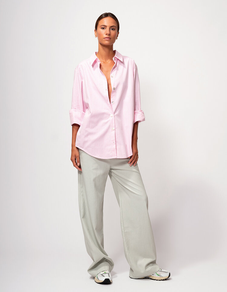 Dutchess Bally shirt - pink stripe