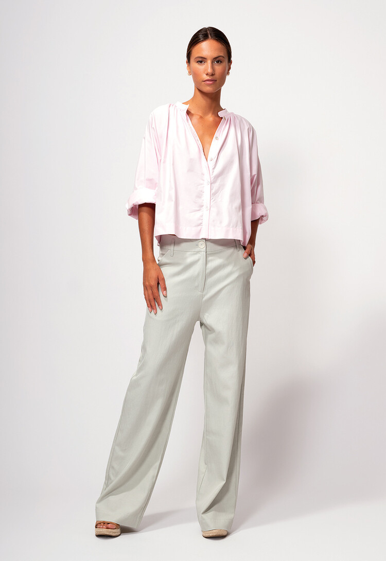 Dutchess Gauche blouse - light pink