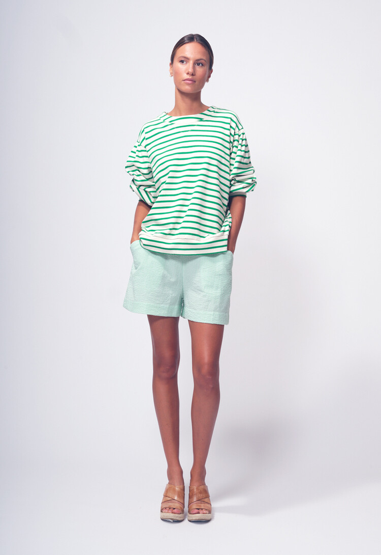 Dutchess Germaine  - green stripe