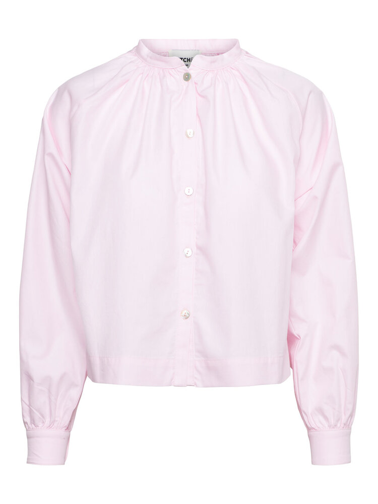 Dutchess Gauche blouse - lichtroze