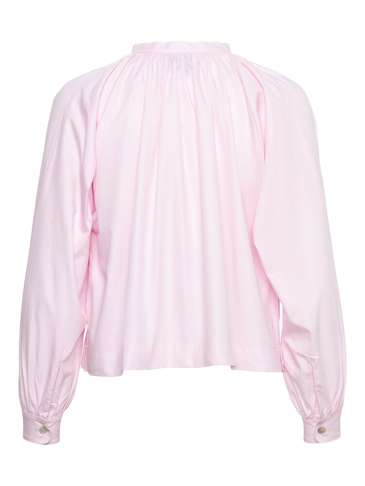 Dutchess Gauche blouse - lichtroze