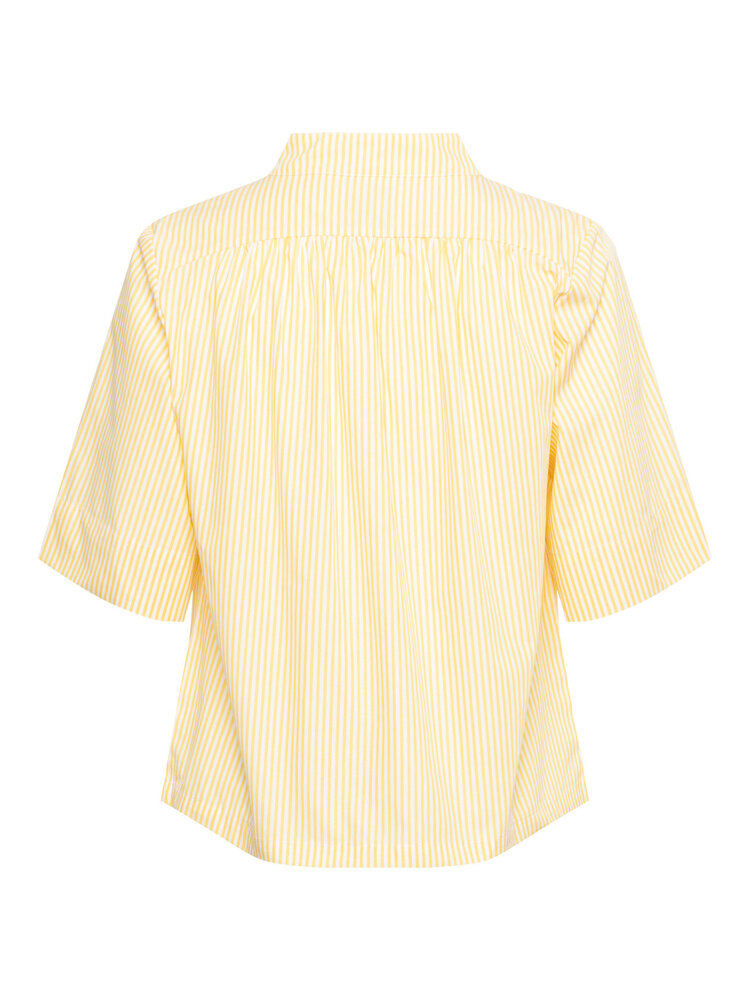 Dutchess Toulouse top - yellow stripe