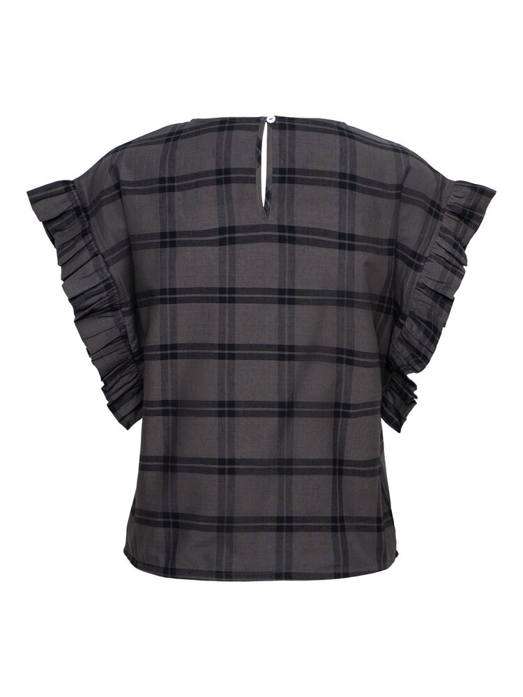 Dutchess Mimosa top - check