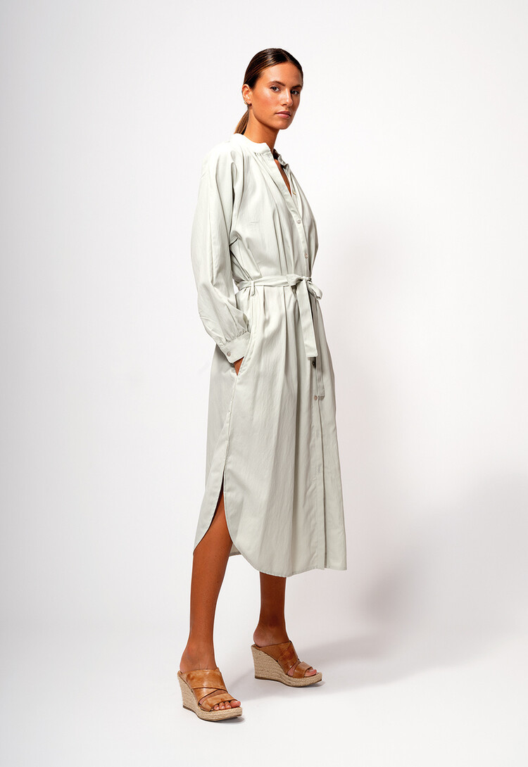 Dutchess Rive gauche jurk - blauwe streep