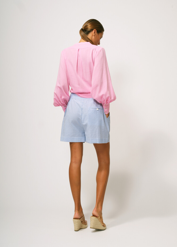 Dutchess Darling shorts - blue stripe