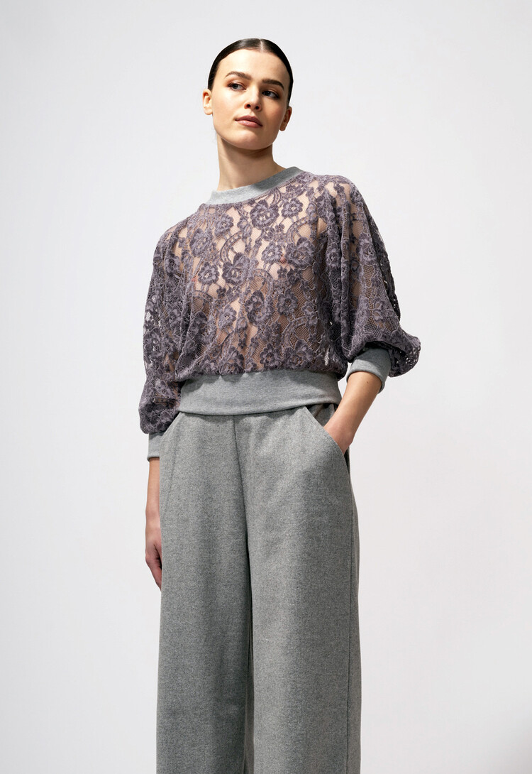 Dutchess Campbell sweater - grijs