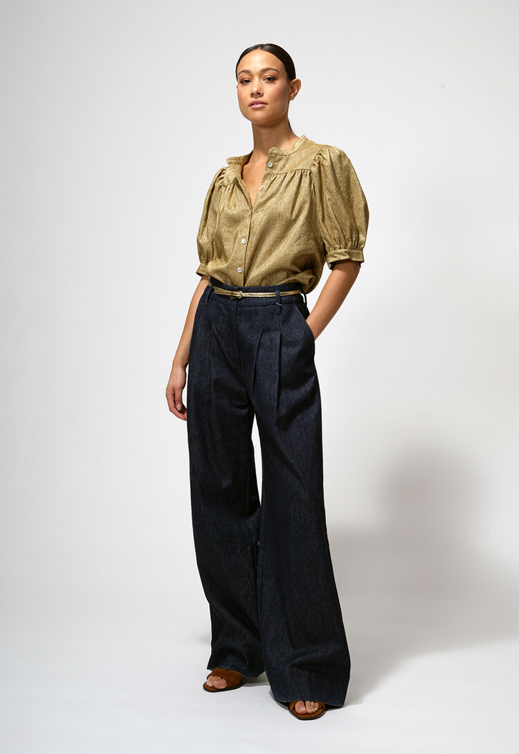 Dutchess Maxime blouse - lurex