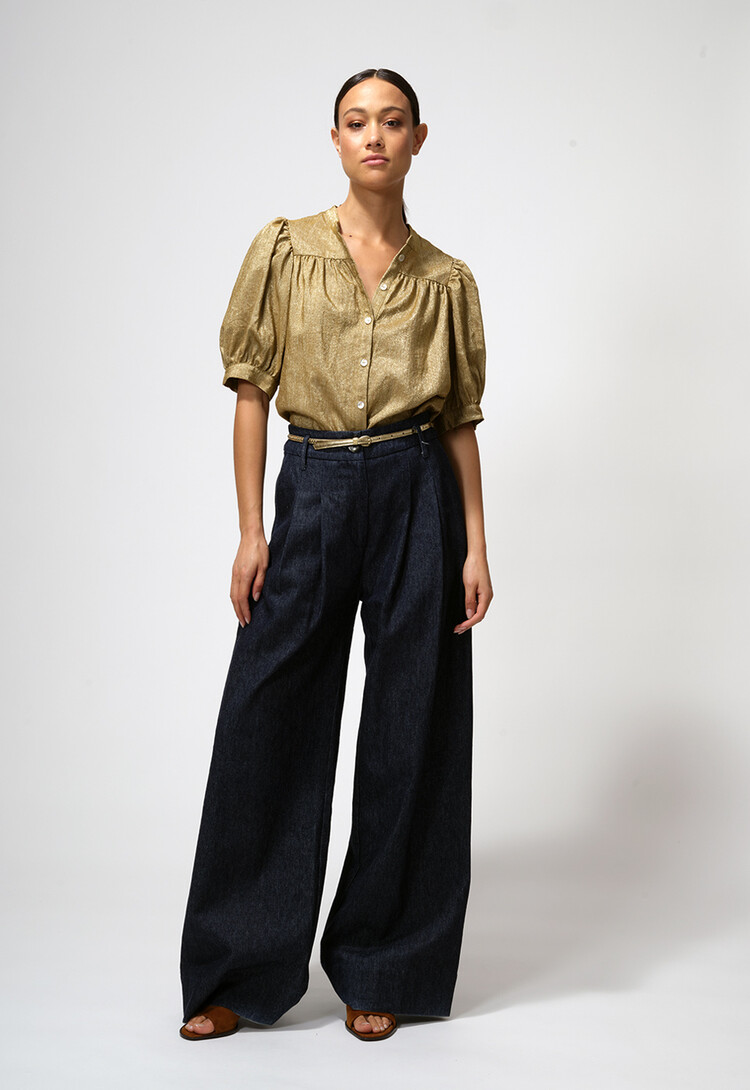 Dutchess Maxime blouse - lurex