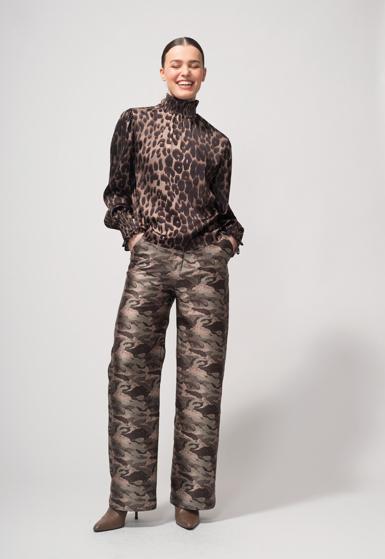 Dutchess Stuart blouse - animal