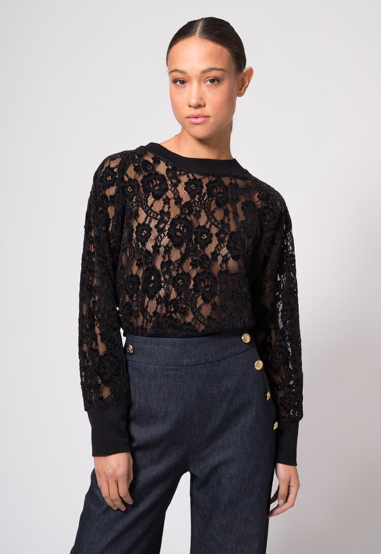 Dutchess Campbell sweater - zwart