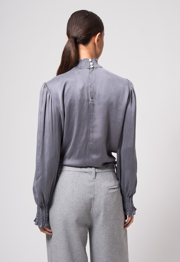 Dutchess Stuart blouse - lead