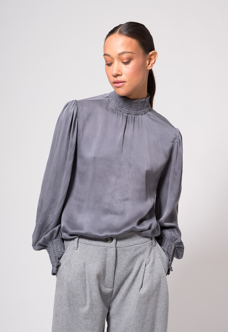 Dutchess Stuart blouse - lead