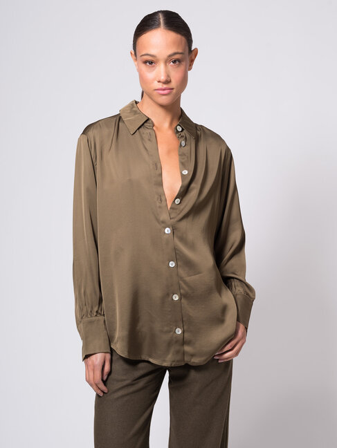 Dutchess Bally blouse - moss