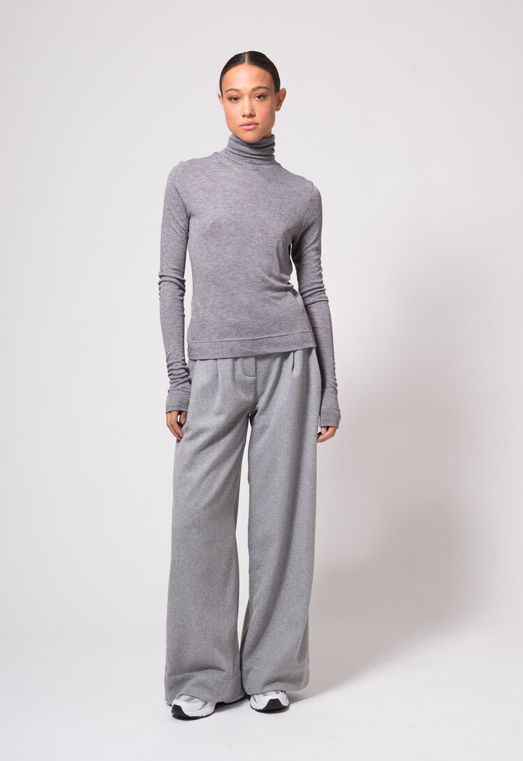 Dutchess Cozy turtle - lightgrey melange