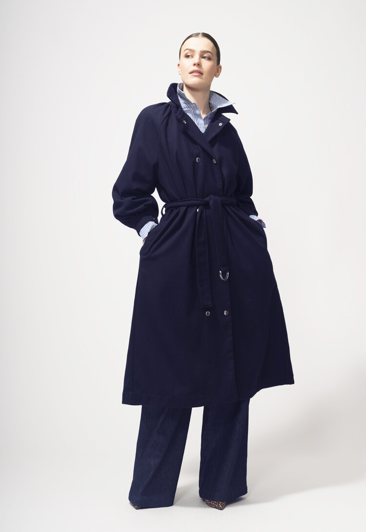 Dutchess Forester coat - navy wool