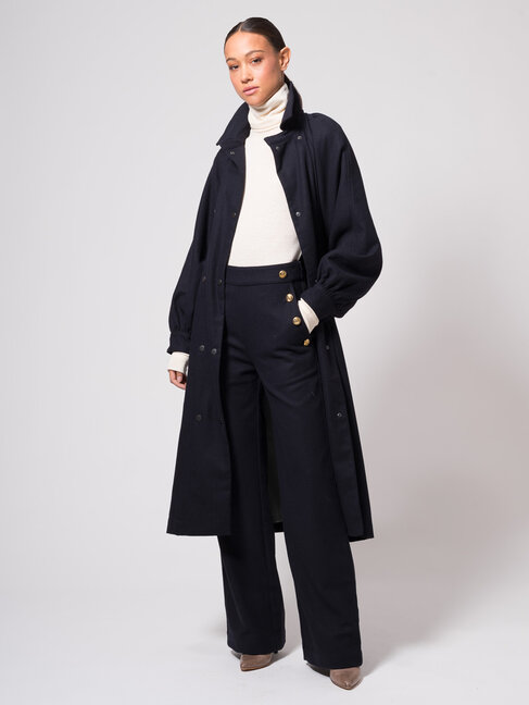Dutchess Forester coat - navy wool