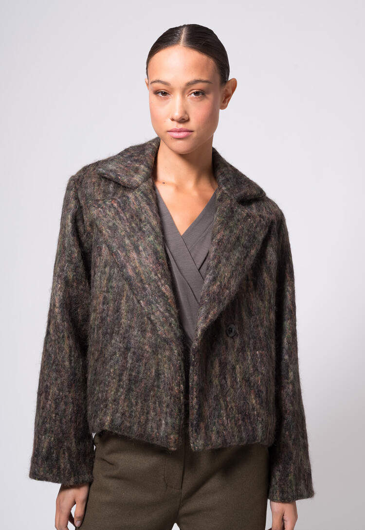 Dutchess Harper mohair coat - elmwood