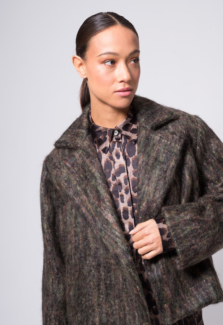 Dutchess Harper mohair coat - elmwood