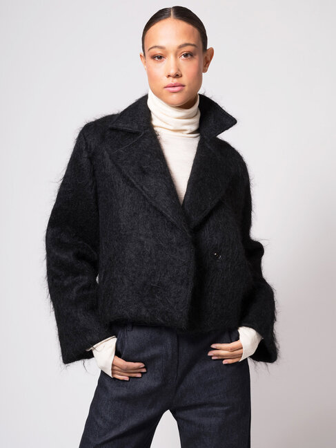 Dutchess Harper mohair coat