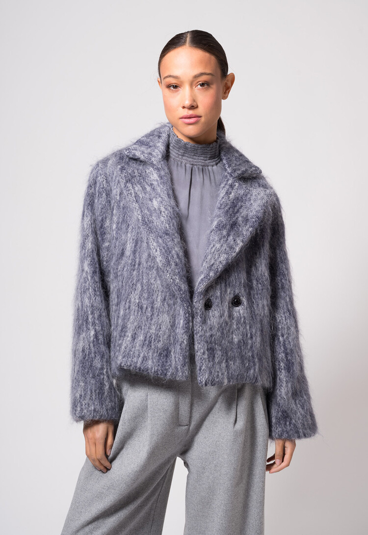 Dutchess Harper mohair jas - Melange