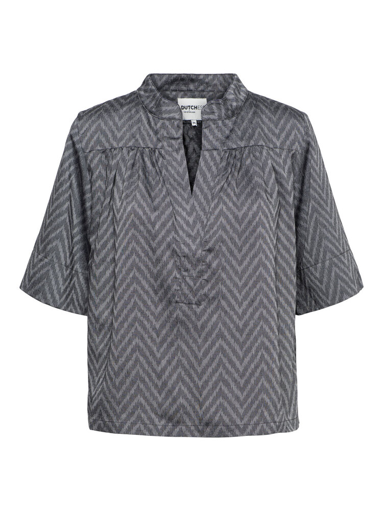 Dutchess Toulouse top - zig zag