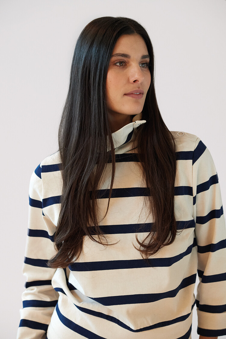 Dutchess Scotty top  - Breton stripe